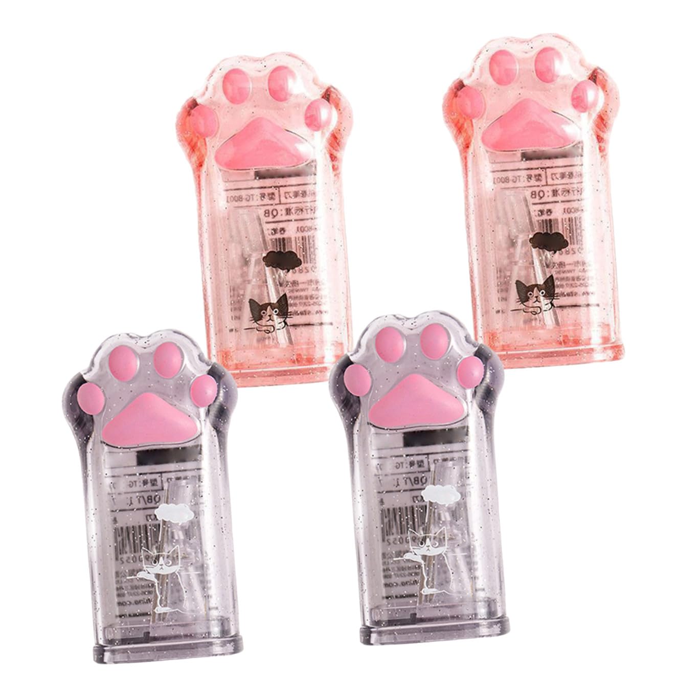 Ciieeo 20pezzi Temperamatite Manuale Forma Di Zampa Di Gatto Da Leggera Per Scuola e Ufficio Design Compatto e Adorabile Strumenti Di Cancelleria Necessari Per Studenti
