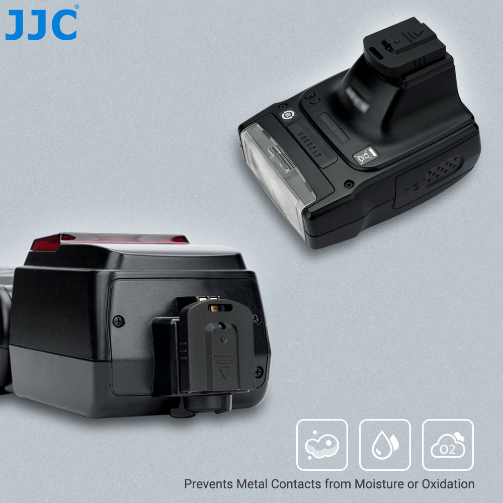 (2 Pezzo) JJC Connettore Proteggi Cappuccio per Nikon Speedlite SB-5000 SB-910 SB-900 SB-700 SB-500 SB-300 Flash, Close-Up Commander Speedlight R1C1, Wireless Speedlight SU-800 Privo Polvere & Detriti