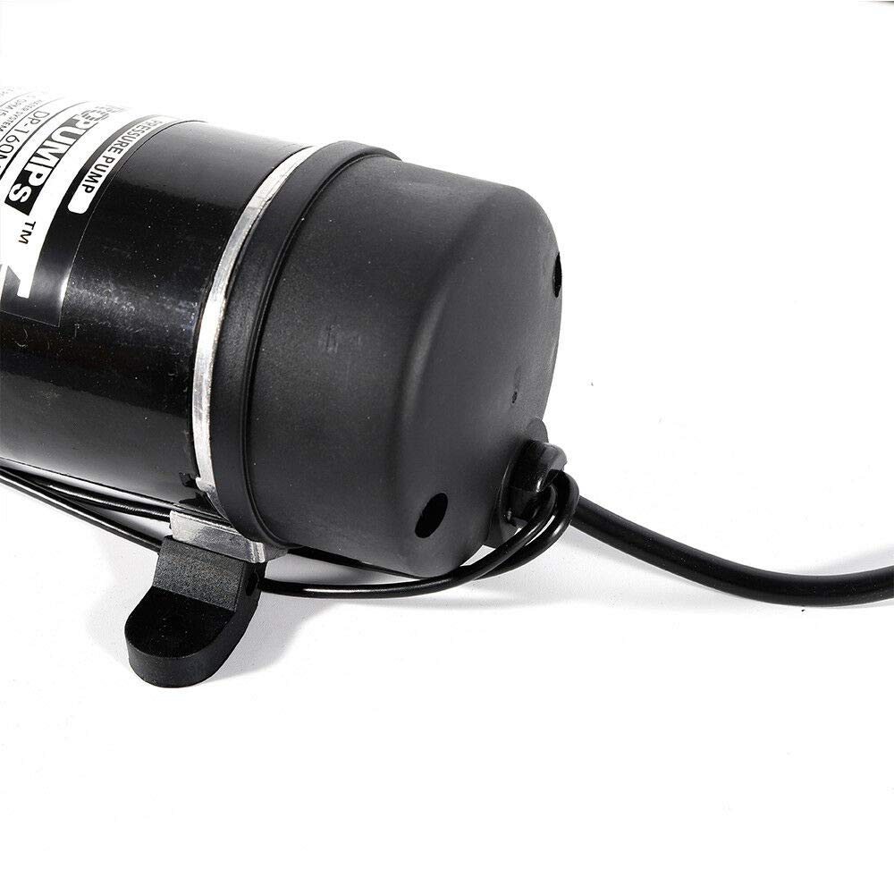 220V 160PSI Pompe à eau à membrane Mini Auto Amorçage Automatique Diaphragm Pump 5.1-5.5L / min 0.55A
