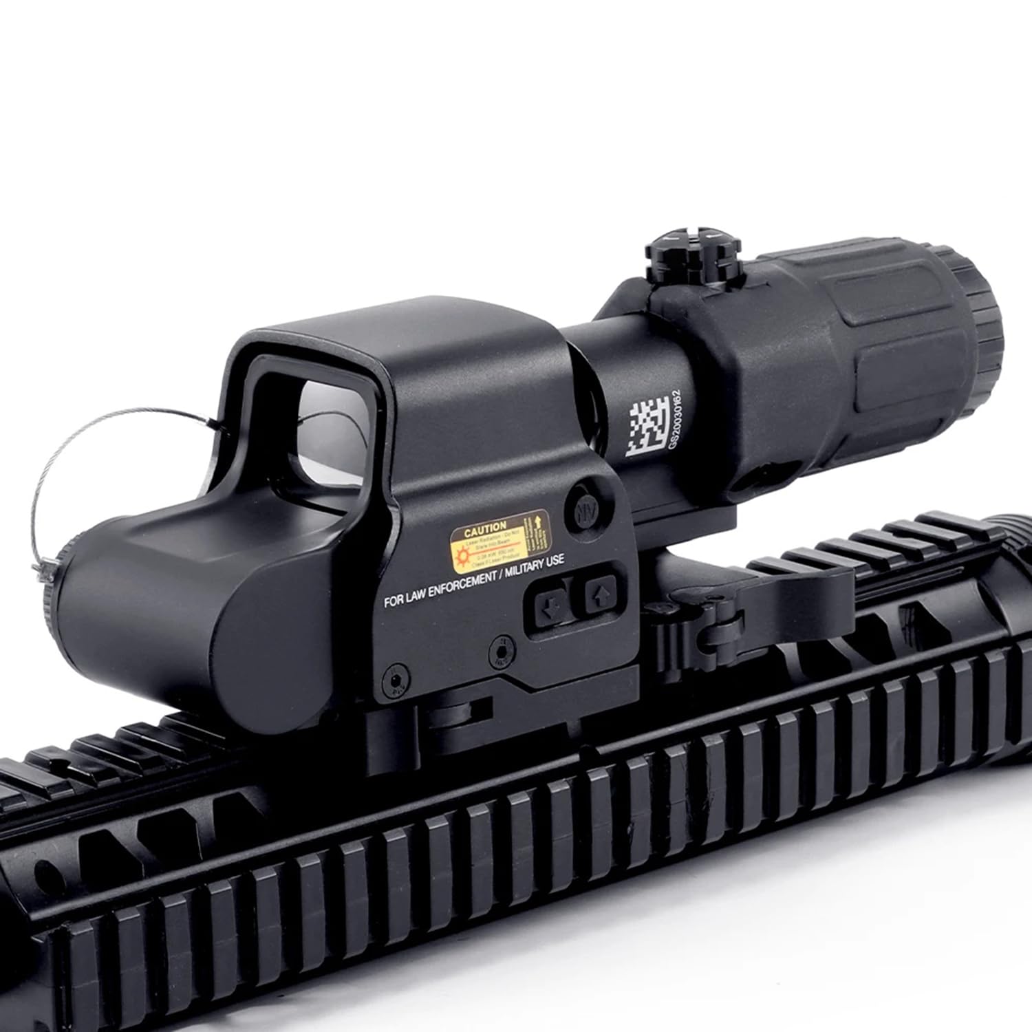 558 G33 Holographic,Red & Green Dot Holographic Reflex Sight Scope with G33 3X Magnifier Combo Built-in Flip QD Mount