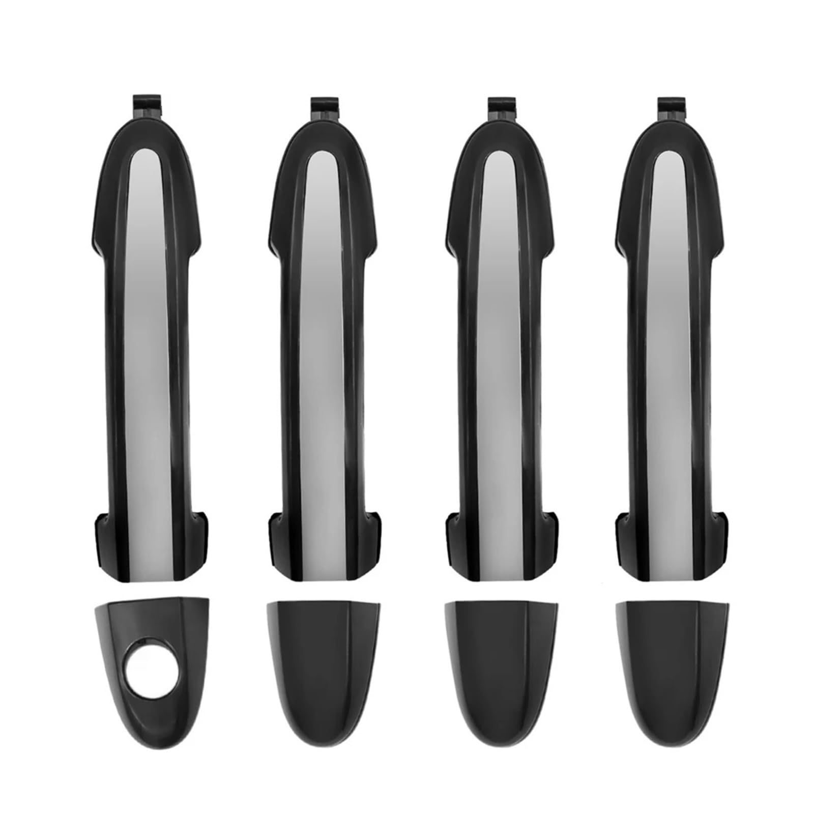 DUDUYANG Car Outside Door Handle for Hyundai for Santa Fe 2007-2012 Chrome Front Rear Left Right Outside Door Handles 82651-2B000 82661-2B000 83651-2B000 83661-2B000