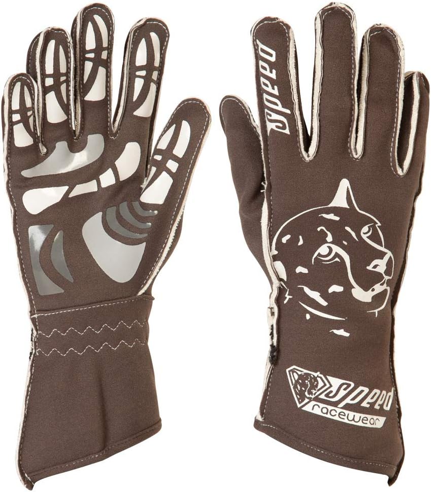 Speed Racewear - Motorsport gloves - Karthhandschuhe Melbourne - grey/white