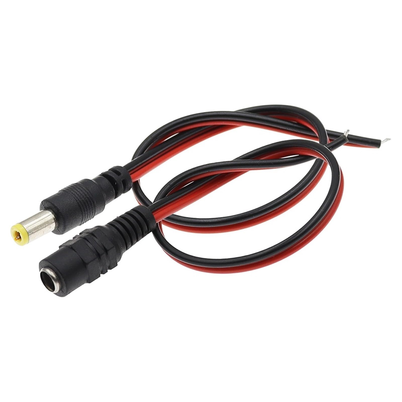Câble d'alimentation CC mâle femelle 12 V DC adaptateur connecteur de câble 5 pièces (5 pièces mâles)