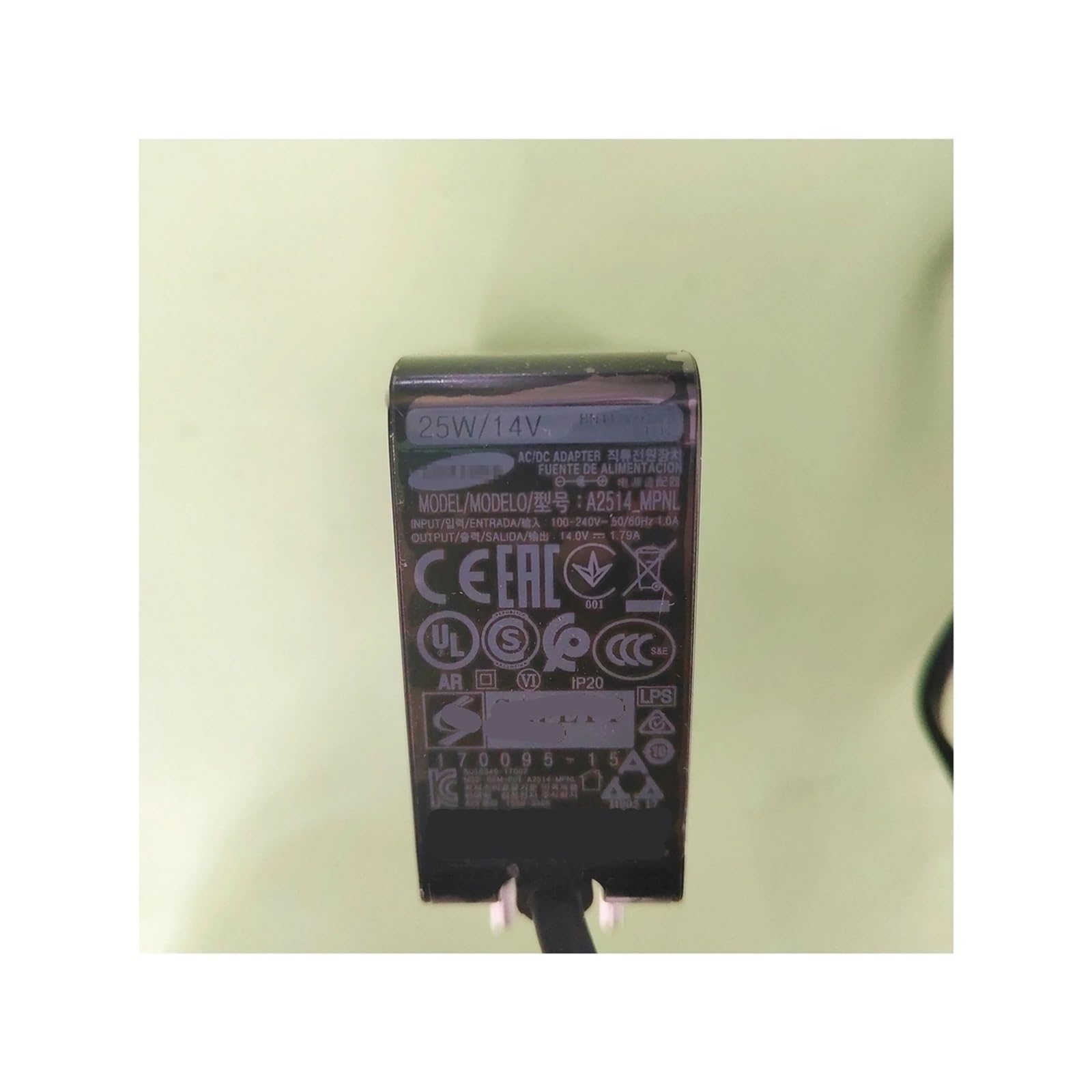 Cargador De Corriente, Compatible Con Samsung, BN44-00917D A2514_MPNL 14V 1.79A 25W, Cable HDMI