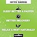 LMNITRIX NyteShred - Natural Night Time Sleep Supplement & PM Burner Pills for Men & Women - 60 Cap