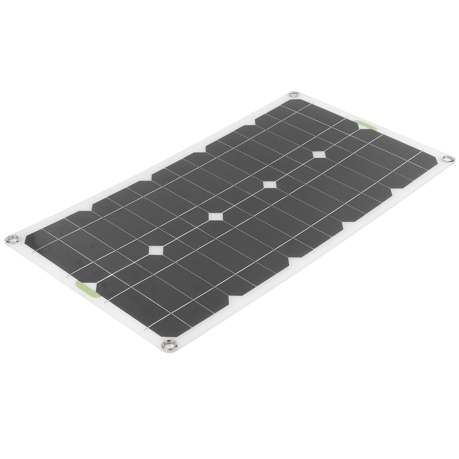 Keenso Cargador Solar Portátil 28W Panel Monocristalino Salida USB