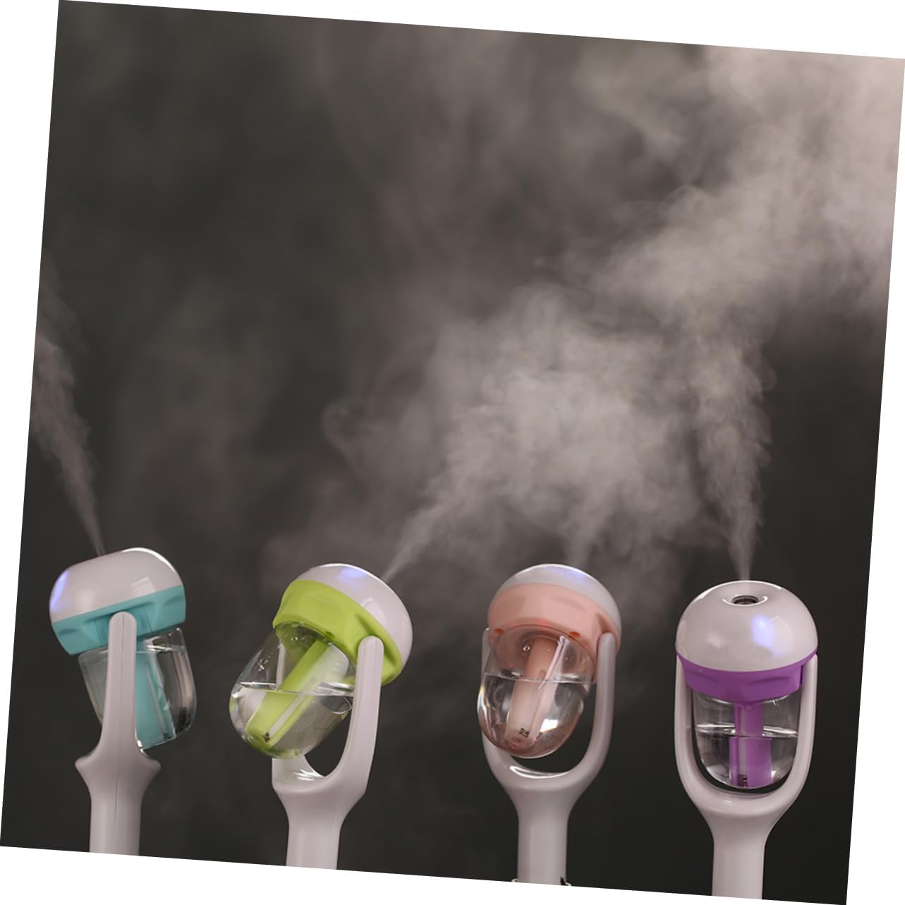Do użytku domowego 3 sztuk Mini nawilżacz nawilżacz powietrza Aroma nawilżacz Mist Maker nawilżacz Aroma dyfuzor nawilżacz różowy aromaterapia