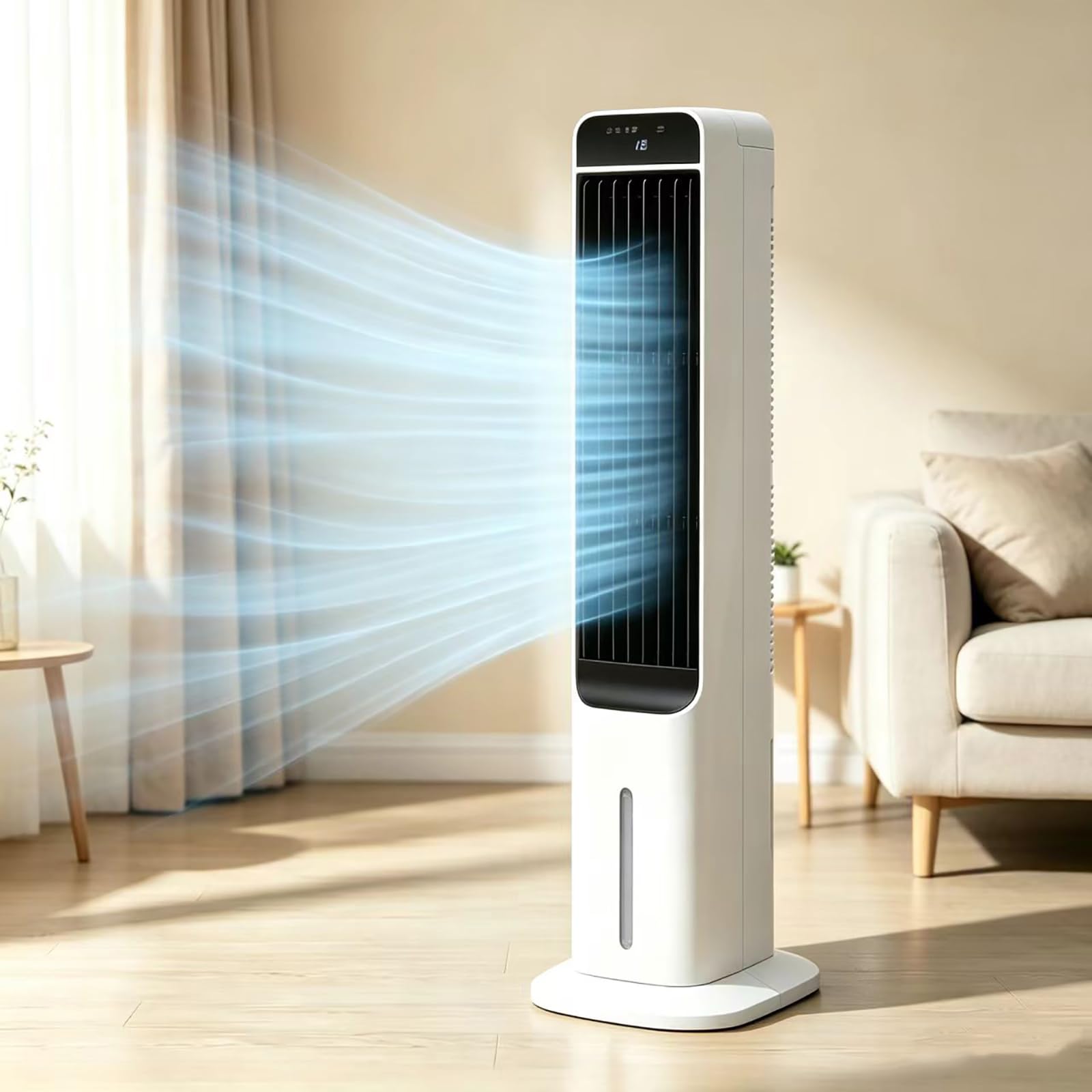 YZHYYDS Windowless Portable Air Conditioner, Evaporative Air Cooler