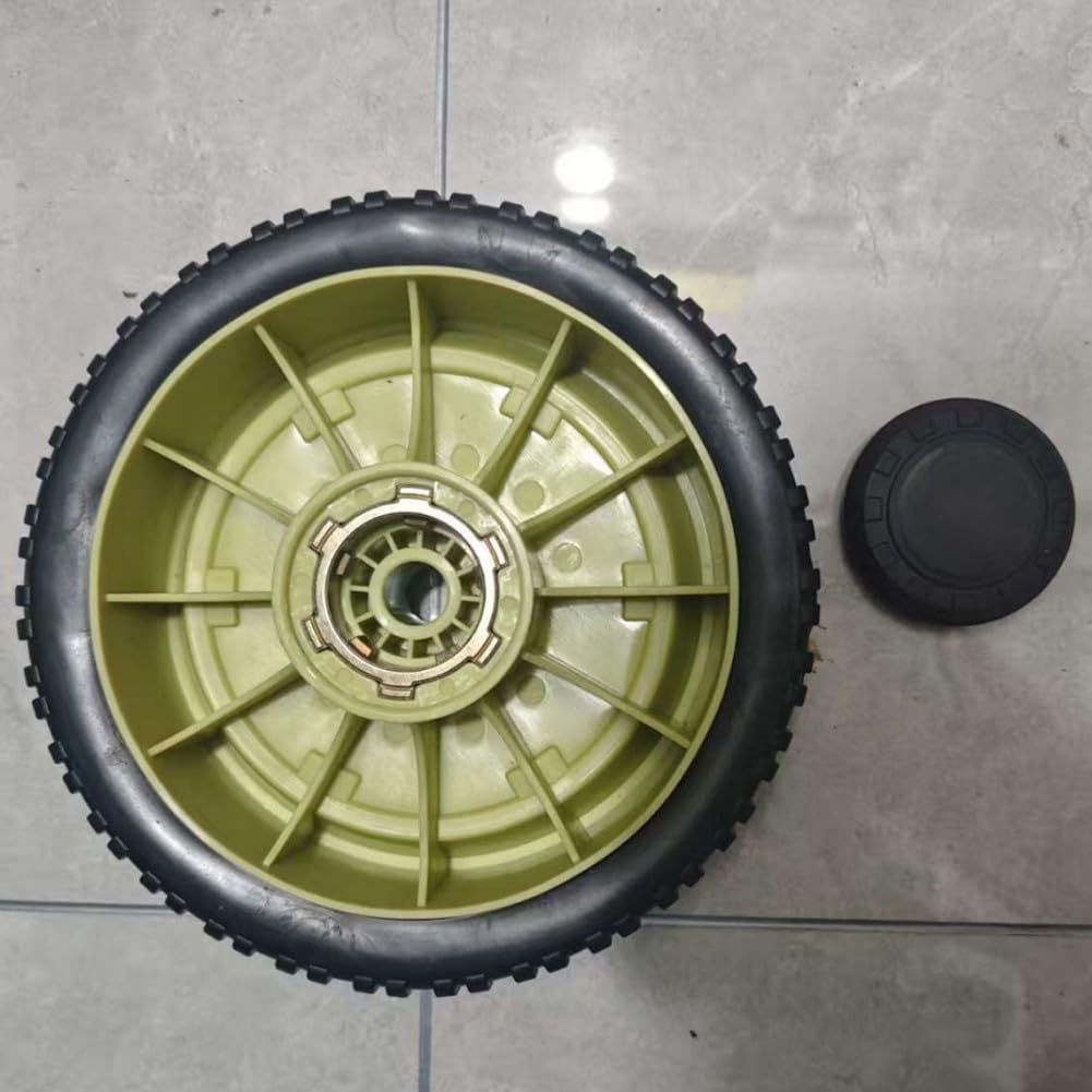 Kit di Ruote per Tosaerba Honda HR214 HRU214 HRU215 da 200 mm con Fori precisi per Un Funzionamento Regolare (Ruota Posteriore)