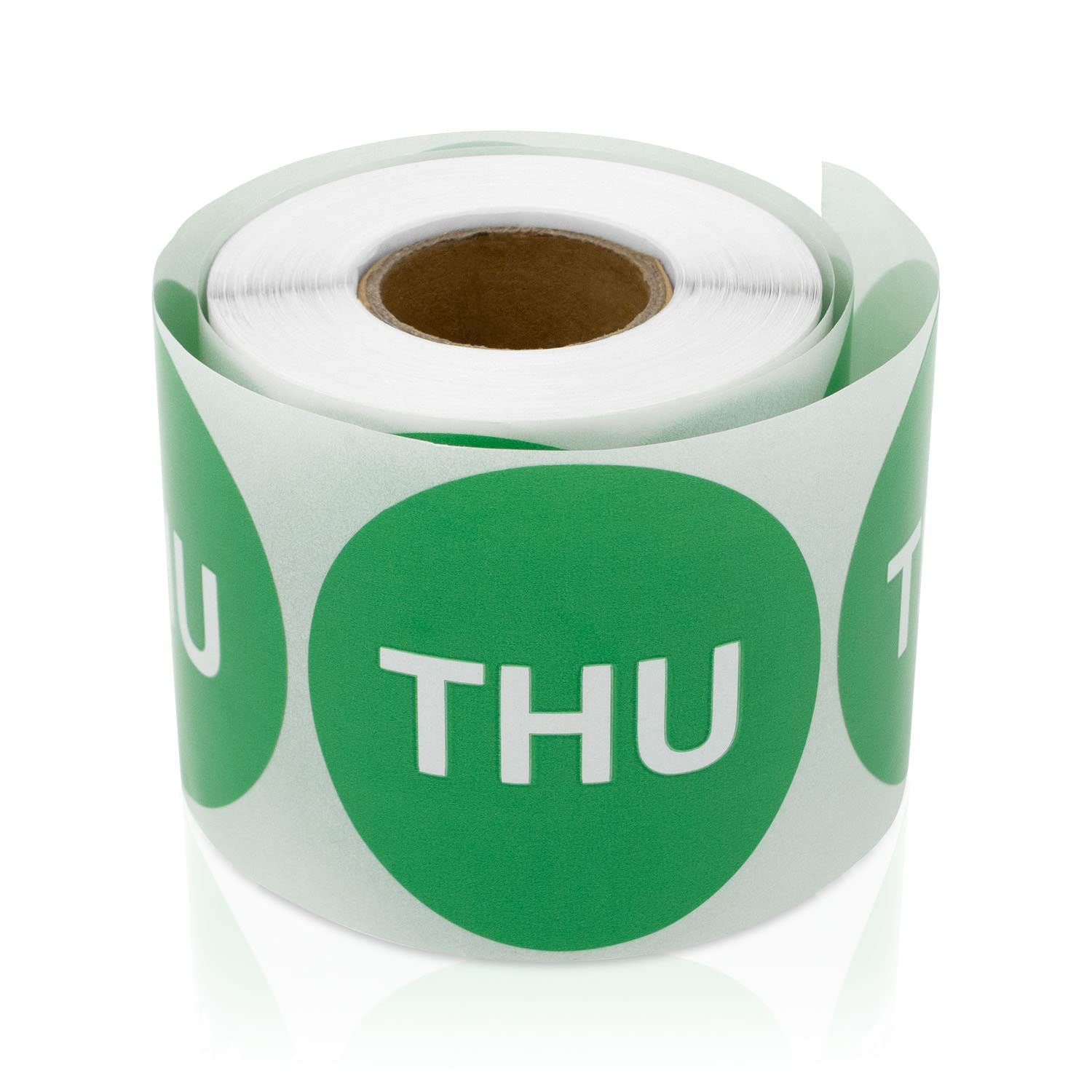 300 Thursday Stickers, Days of The Week Labels - 2 inch Round Food Labels, Day of The Week Stickers for Restaurant/Food Safety/Week Rotation