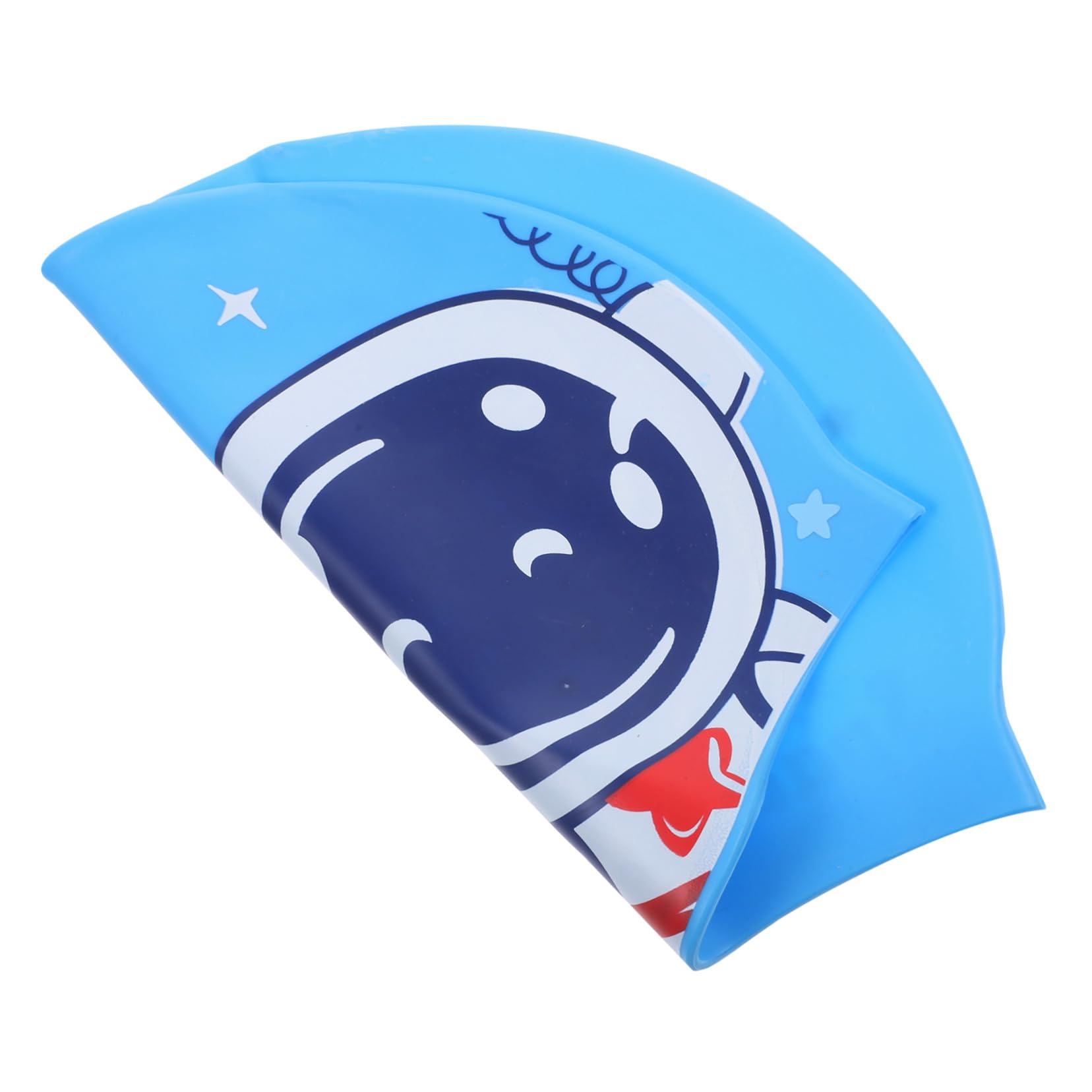 INOOMP Cuffia da nuoto in silicone per bambini cuffie impermeabili piscina cuffia piscina impermeabile cappelli da bagno per bambini cuffie da nuoto cuffia da bagno per bambini Blue