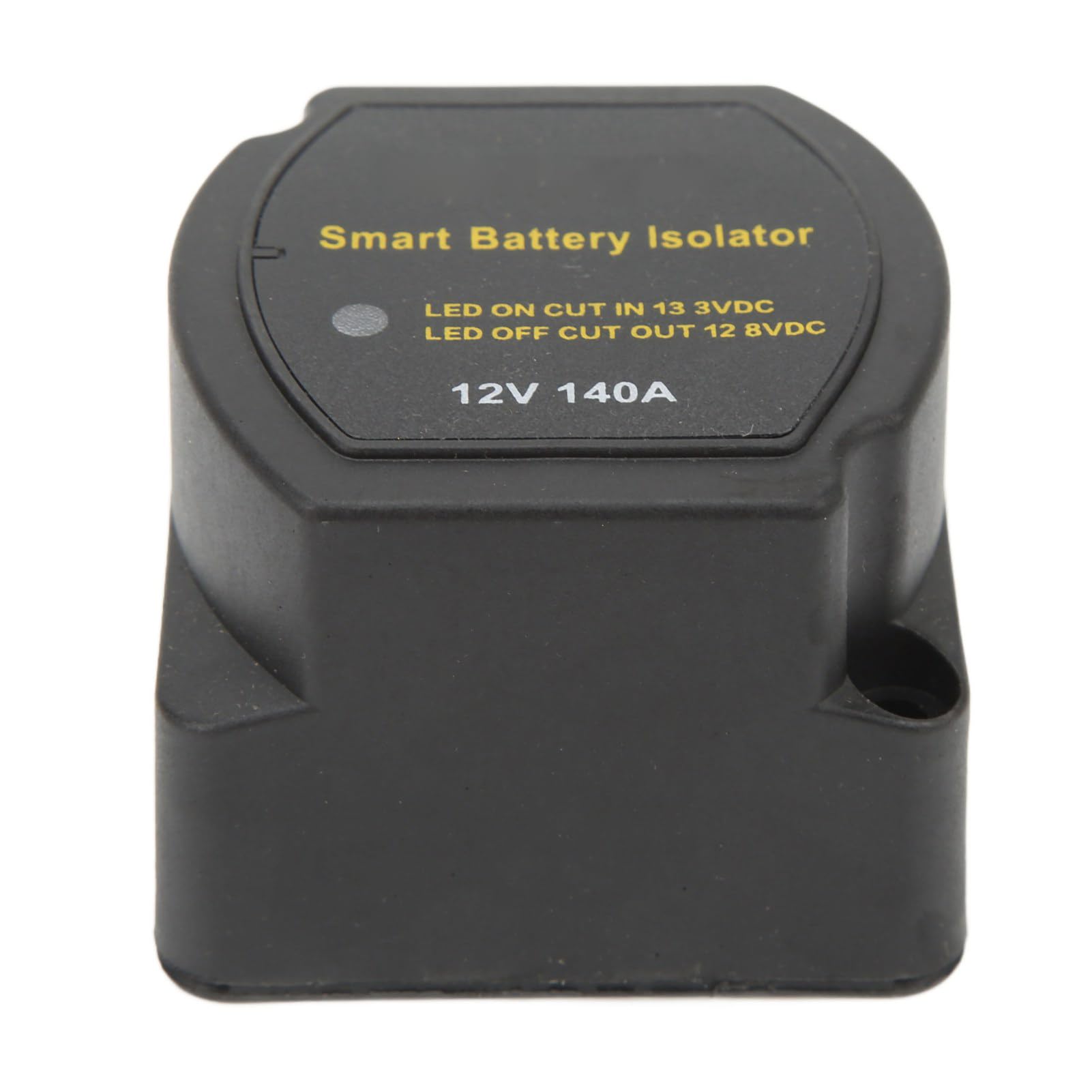 Kit de Aislador de Batería Dual, relé de Voltaje Automático de 140 Amperios para Automóviles, Camiones, Vehículos Recreativos, Barcos con Diseño Resistente Al Agua