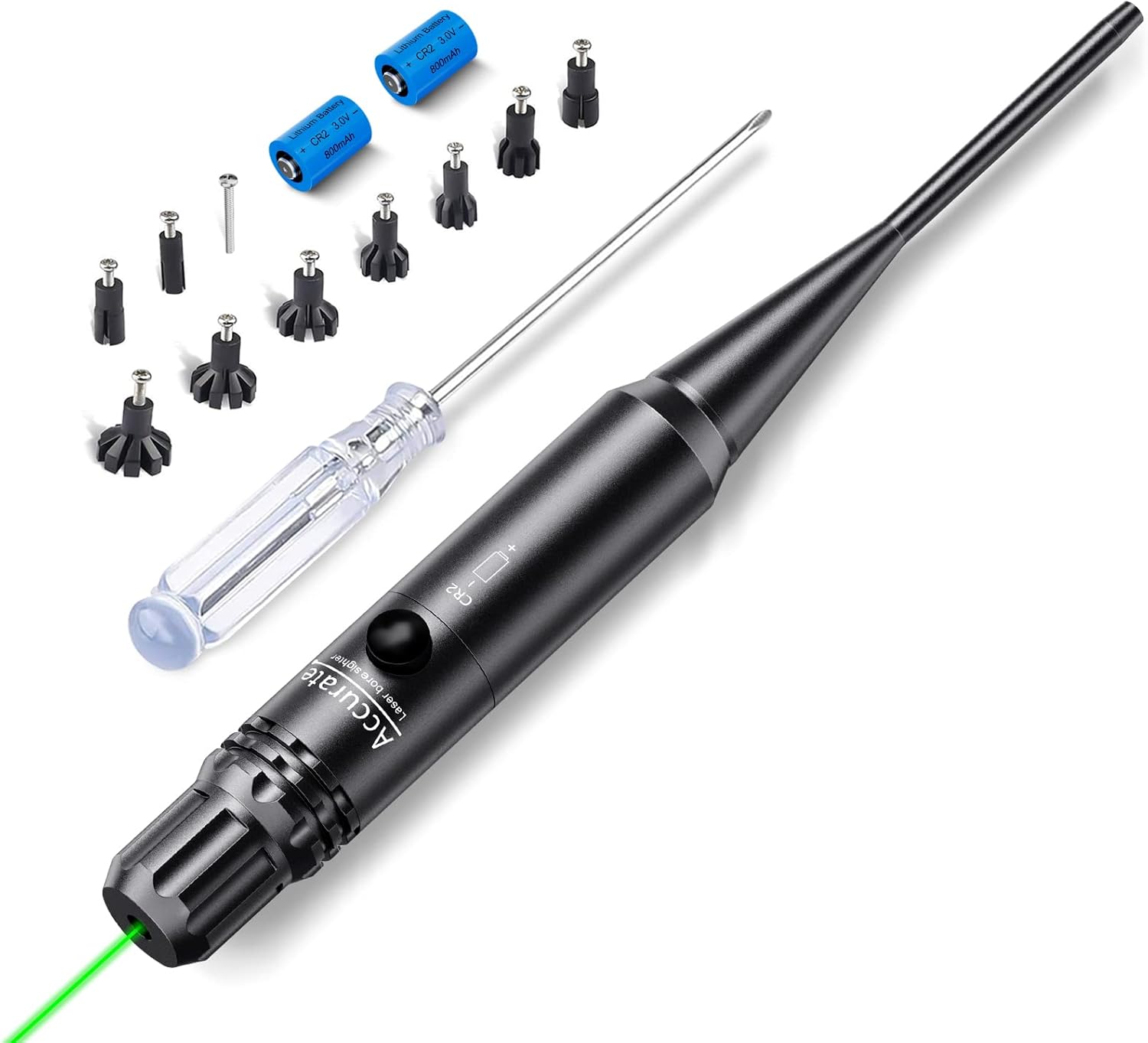 EZshoot Bore Sight Kit Green or Red Laser Bore Sight .17