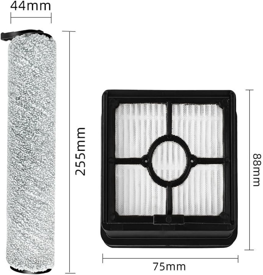 XIBANY Replacement Parts for Eureka FC9 Wet/Dry Cordless Vacuum Cleaner Spare Parts Accessories Roller Brush Hepa Filter