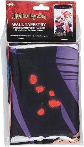 Miniatura 5 de JUST FUNKY Jujutsu Kaisen Tapiz JJK Manga Arte de pared Anime Decoración Satoru Gojo y Yuji Itadori 30 x 50 pulgadas