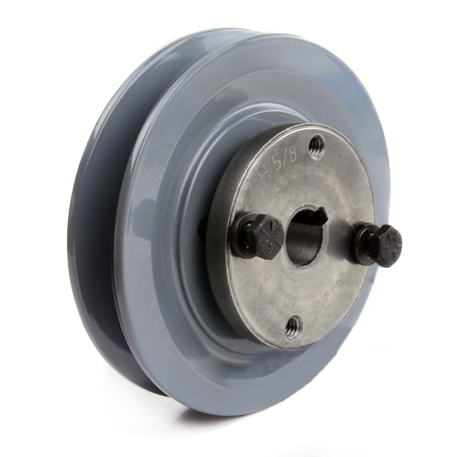 Cast Iron 4.75" Single Groove Pulley Belt A Section 4L with 5/8" Sheave Bushing AK49H