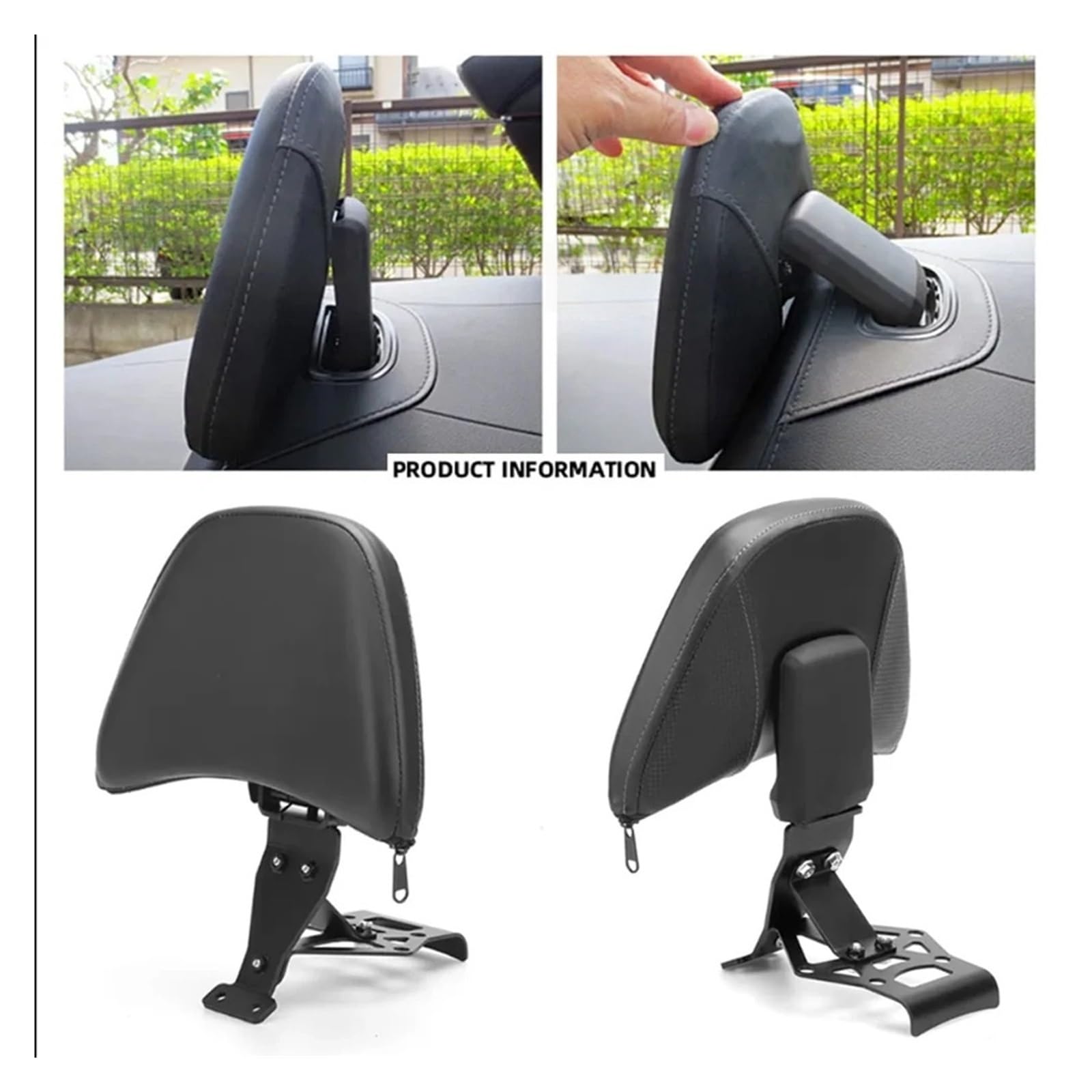 drążek Sissy z bagażnikiem Oparcie motocykla Sissy Bar pasuje do Honda Goldwing GL1800 GL 1800 2018-2020 2019 przedni kierowca Rider