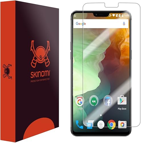Skinomi TechSkin Protector de pantalla transparente para OnePlus 6 [cobertura completa] Película de TPU HD antiburbujas