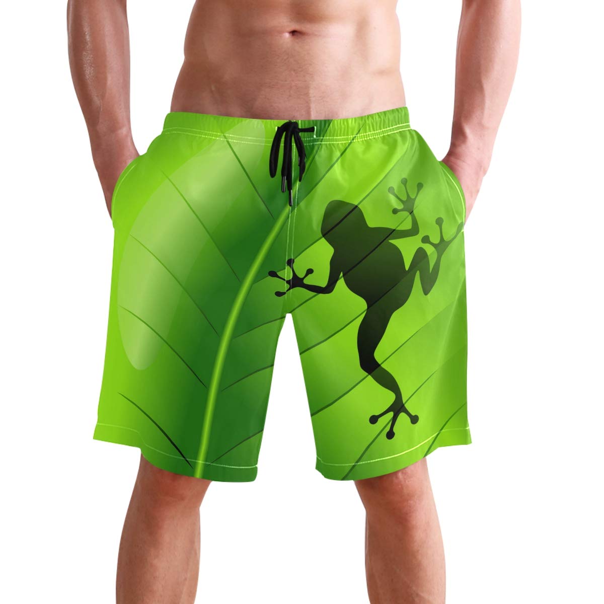 visesunny Men Swim Trunks Swimming Beach Surfing Board Shorts Swimwear Quick Dry Mesh Lining Bathing Suits with Pockets, Multi3, Small