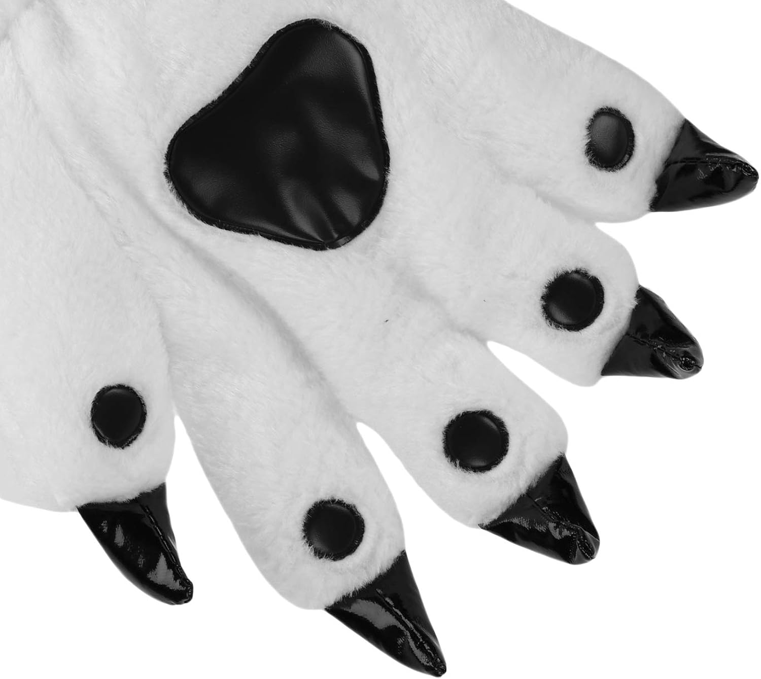 Halloween Bear Gloves Winter Warm Costume Paw Claw Animal Cosplay Party Mittens White : Clothing, Shoes & Jewelry
