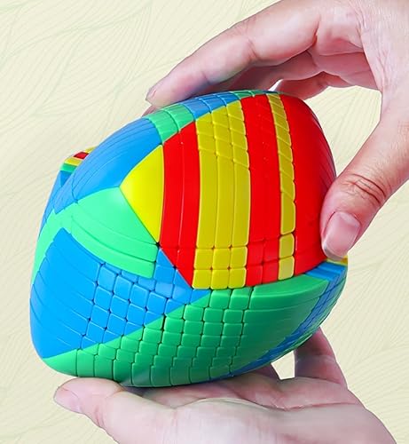 Miniatura 3 de Willking Megamorphix - Cubo mágico sin pegatinas, 4 x 4, Mastermorphix, rompecabezas de velocidad de 4 x 4, gigamorphix, juguete sinuoso