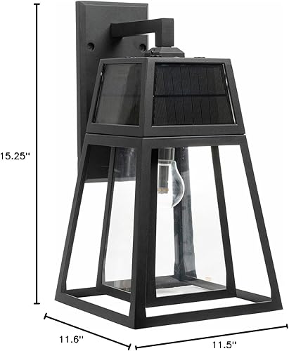 Miniatura 8 de Gama Sonic Aria 66B50010 - Lámpara solar de pared para exteriores, aplique de calidad de diseñador de lujo, luz LED blanca cálida de 2700 K,