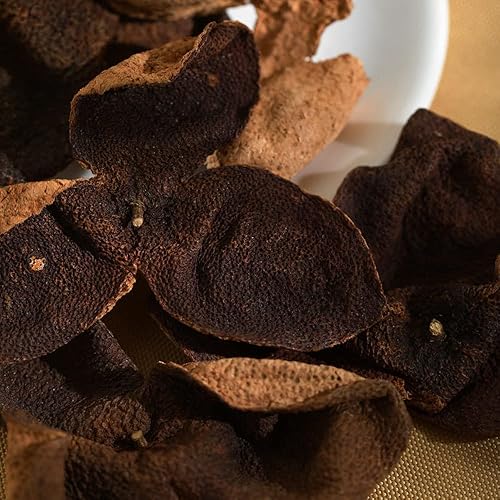 Miniatura 3 de Cáscara seca de mandarina o naranja Pericarpium Citri Reticulatae Cáscara de mandarina seca rebanada de cáscara de mandarina en rodajas de cáscara