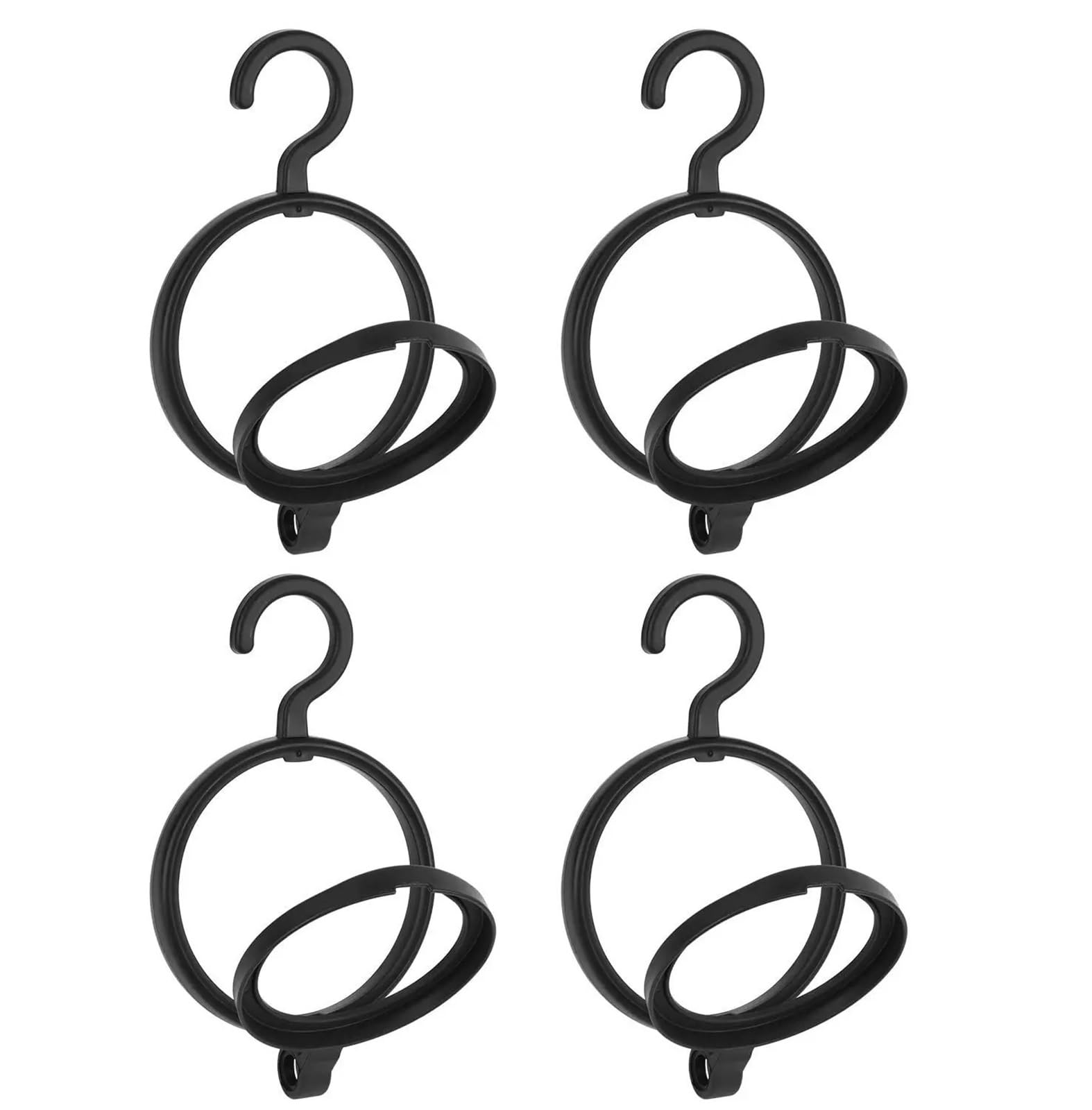FDzkrtvm Plastic Folding Wig Stand, 4 Pcs Portable Wig Display Stand Hanger For Multiple Wigs Plastic Dryer