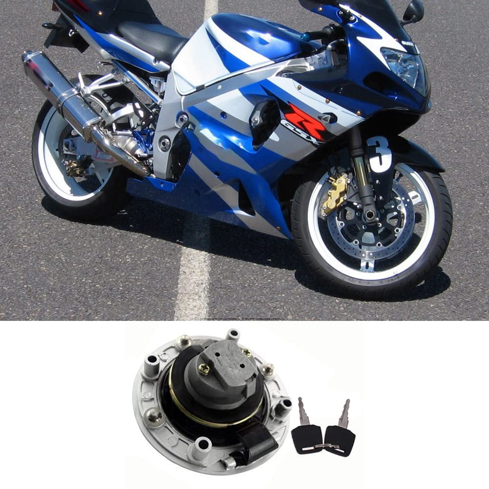 Duokon Bouchon De Réservoir Moto En Aluminium CNC - Billet, Remplacement Universel - Étanche Et Durable