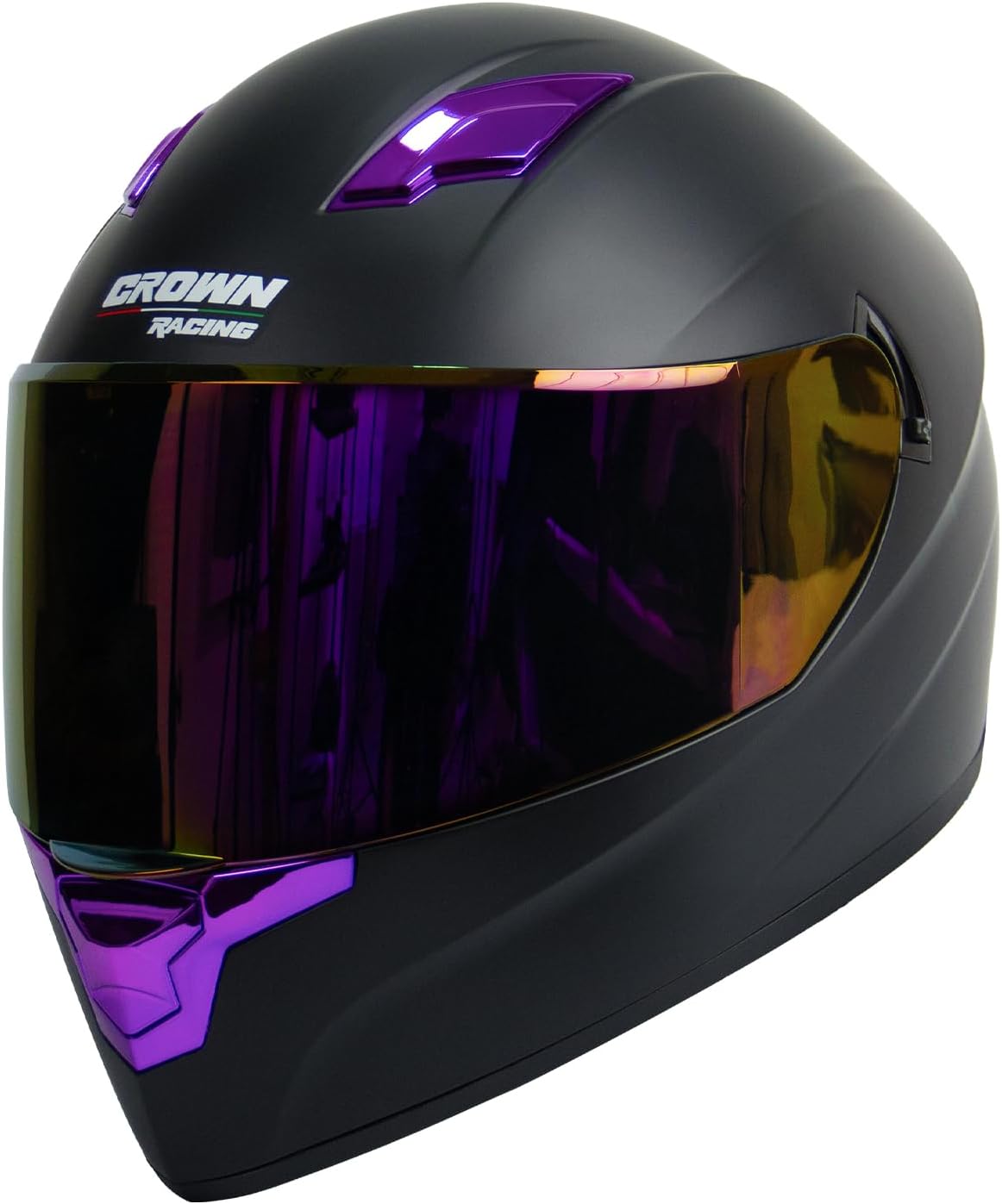 F 700 Black Full Fce Motorcycle Helmet
