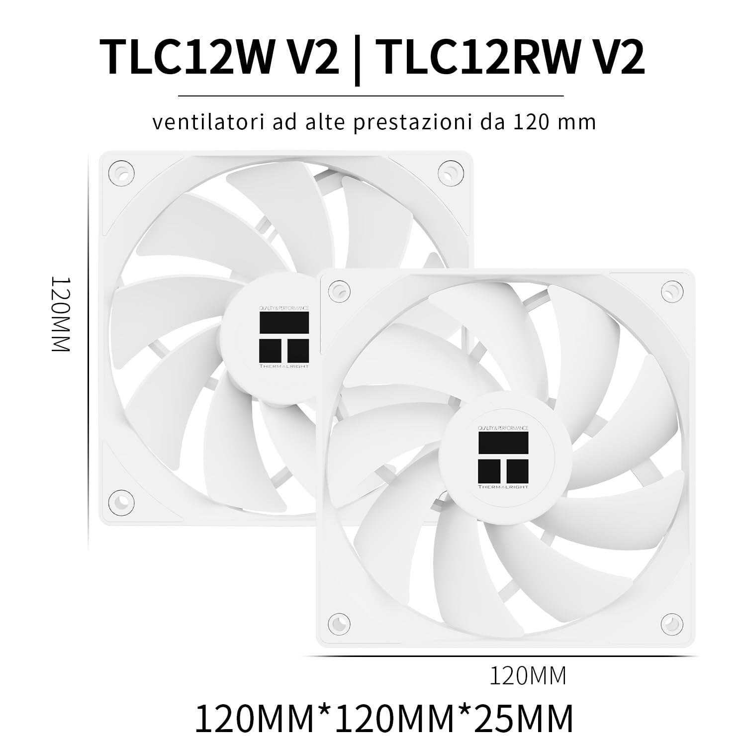TR - Burst Assassin 120 Vision Blanc,Display LCD IPS da 2,4" con risoluzione di 320x240, radiatore ad alte prestazioni del computer, per LGA1851/1700 e AM4/AM5