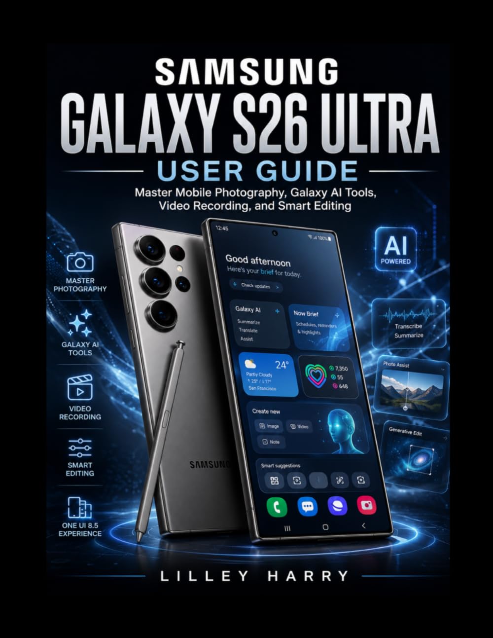 Samsung Galaxy S26 Ultra User Guide: Master Mobile Photography, Galaxy AI Tools, Video Recording, and Smart Editing