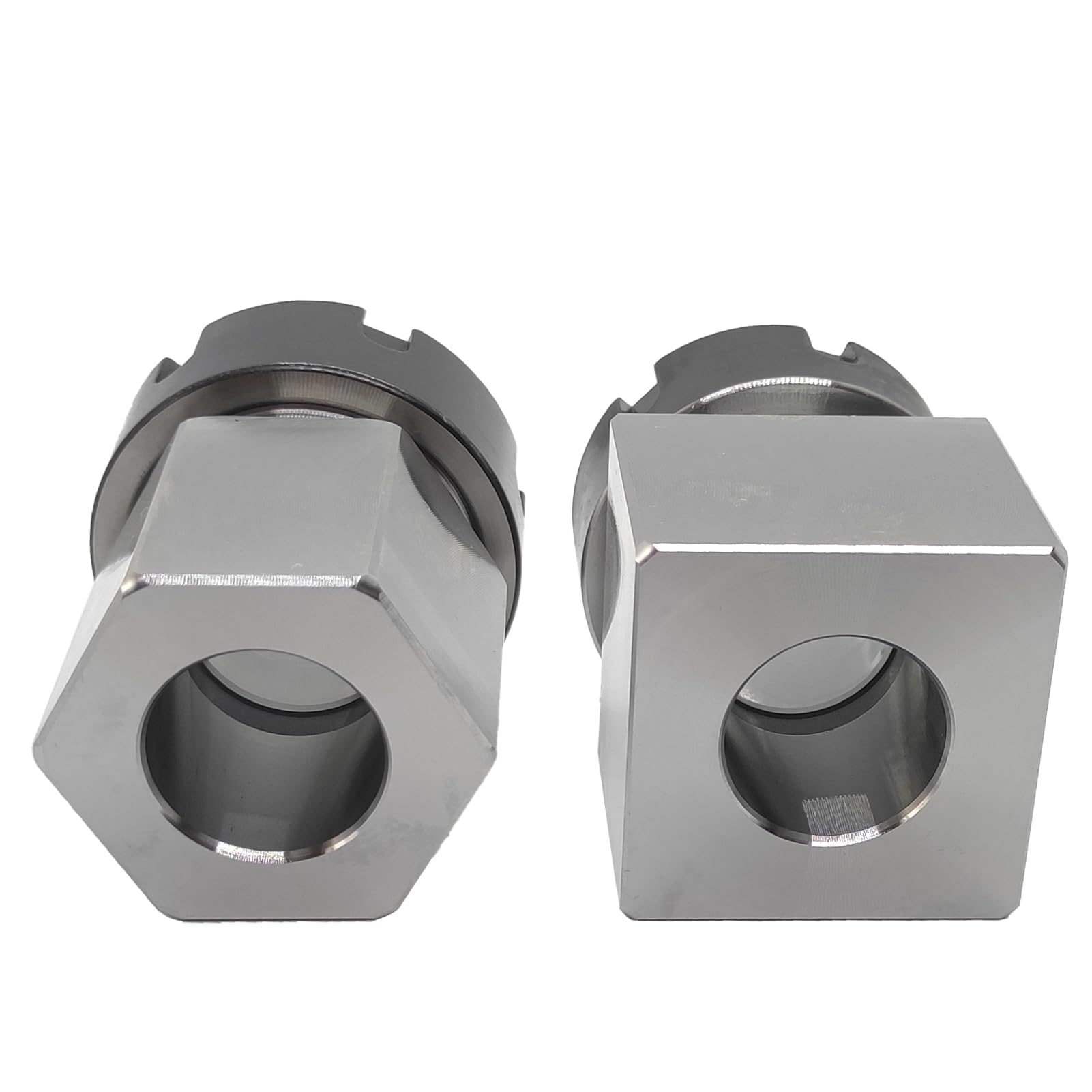 ER-32 Spannzangenblock, Vierkant- und Sechskant-Spannzangen-Block-Set, Werkhalterhalter, 0,005 mm Genauigkeit, hohe Rundlaufgenauigkeit, Fertigbearbeitung