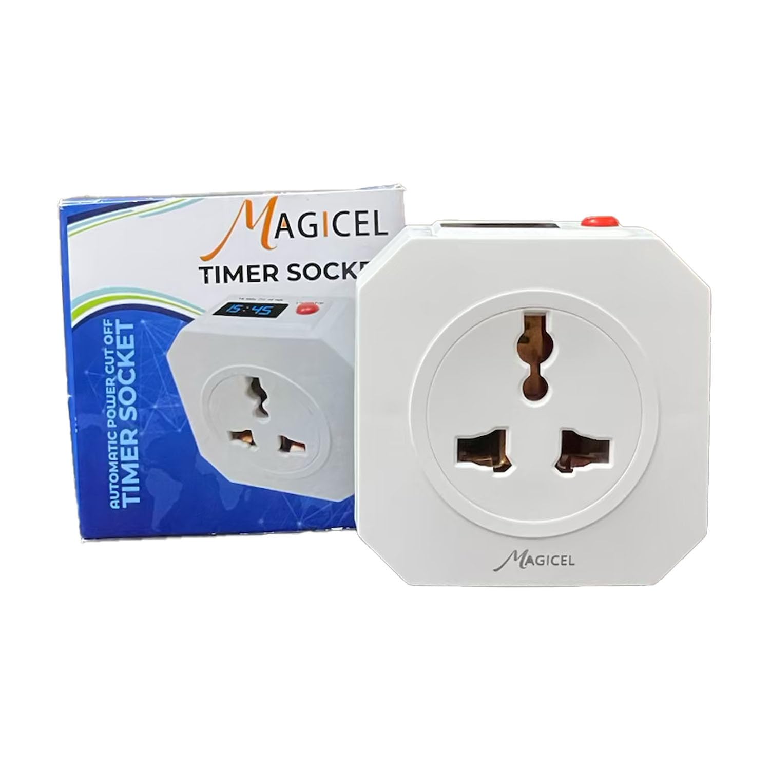 MAGICEL Automatic Timer Switch with Programmable Countdown Control – Power Cut-Off Plug, 230 Volts, 50Hz, 3500 Watts | Electricity Saving Device for Home, Office, and Factory (B0D8Y5WH24) Amazon Price History, Amazon Price Tracker