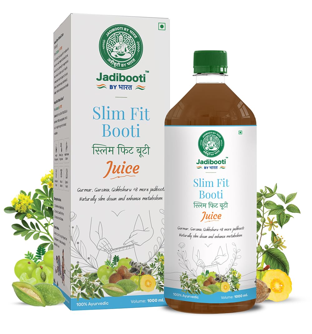 Buy Now Jadibooti By Bharat Slim Fit Booti Juice | Ayurvedic Fat Bur…