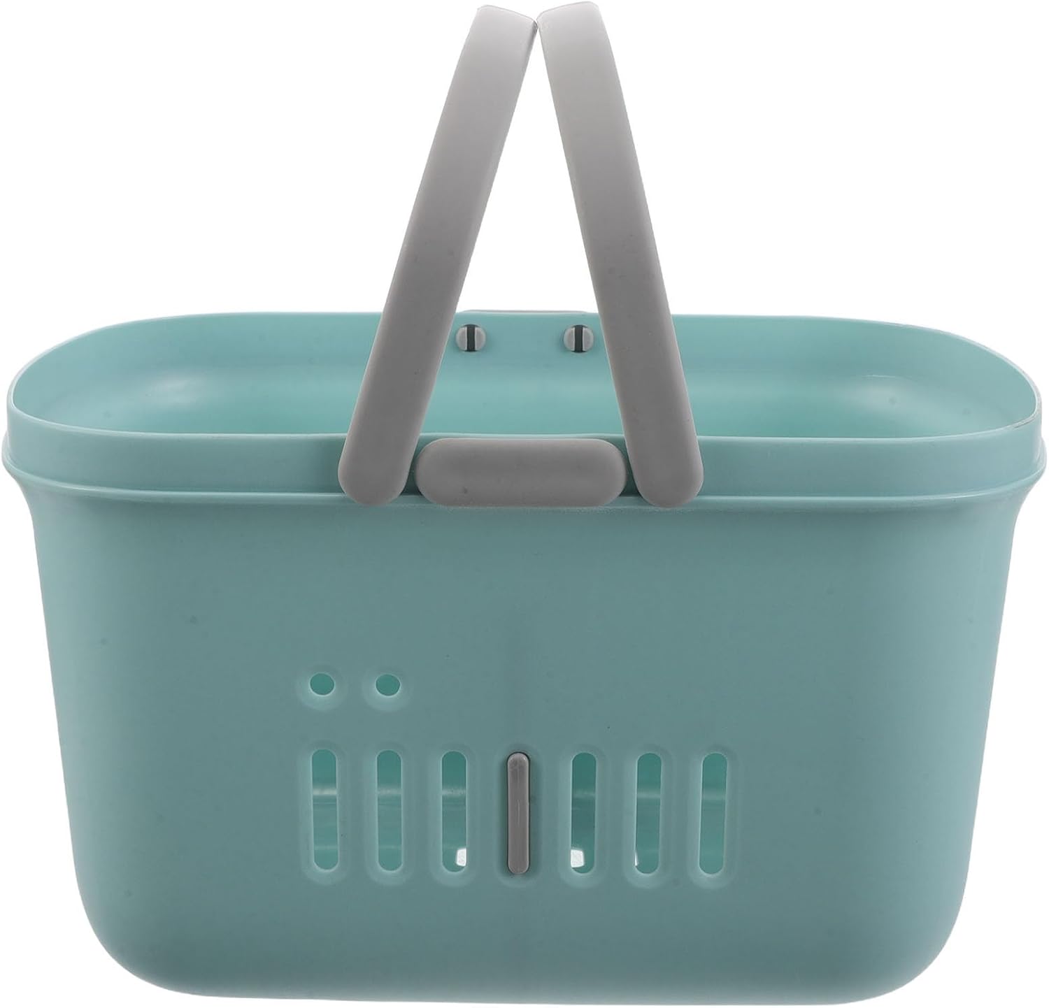 Beaupretty Portable Plastic Shower Caddy Basket with Adjustable Compartments and Large Capacity, Waterproof Bathroom Storage Organizer with Handle for Guest Bathroom and Travel
