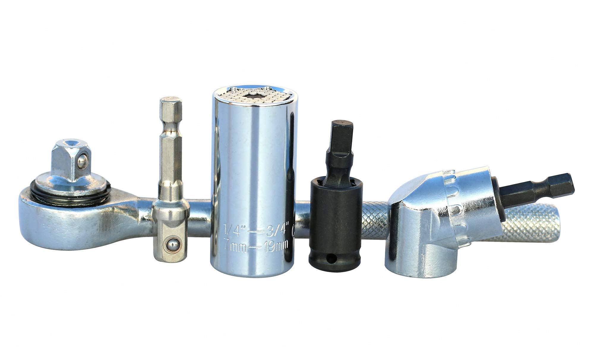 Lot De 4 Douilles Super Universelles (11-32 Mm, 7-19 Mm) - Cadeau Pour Homme - Coffret De