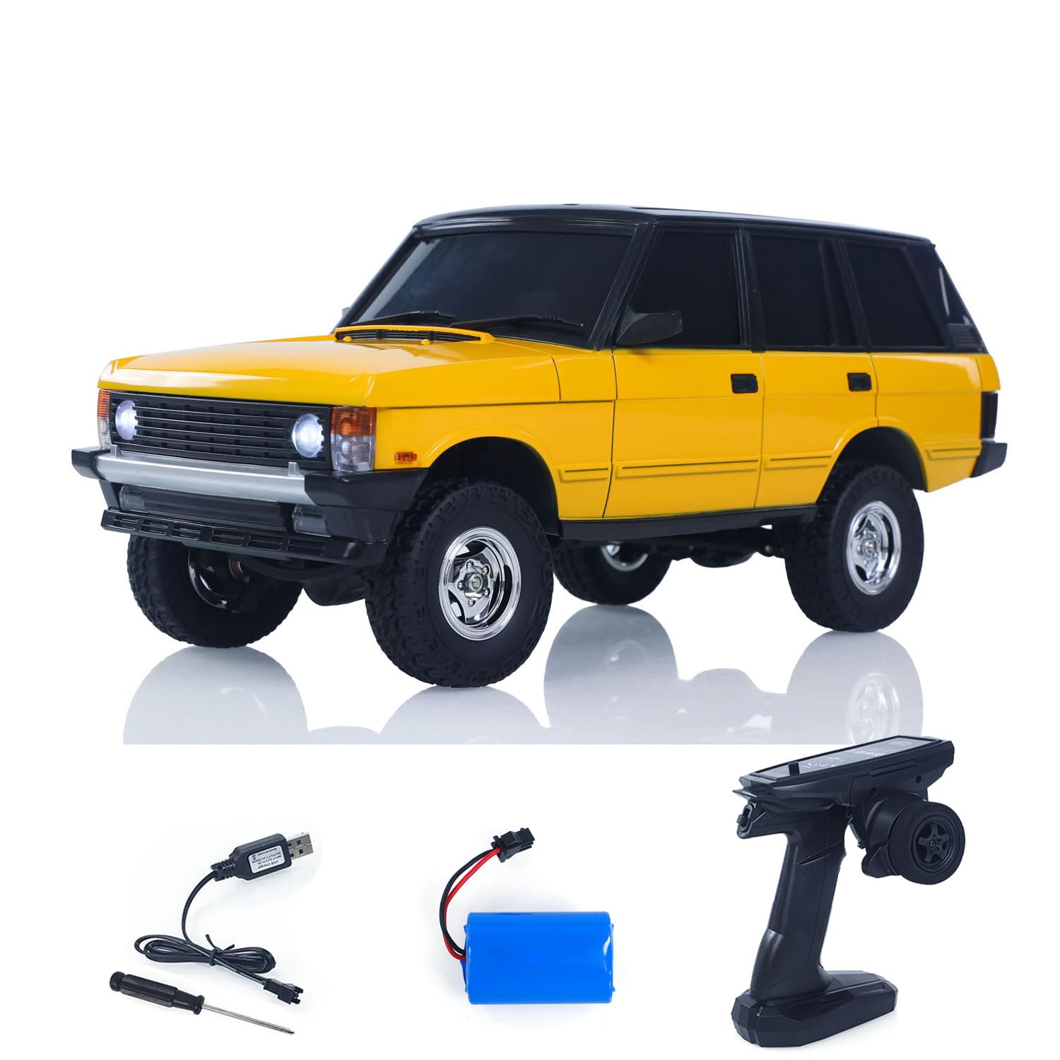 TOUCAN RC HOBBY 1/18 2,4 G RC Rock Crawler Auto LDRC LD18401 4WD Auto da arrampicata telecomandata Simulazione SUV Veicoli Motore a spazzola ESC Servo RTR Outdoor