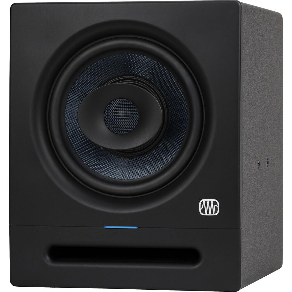 PreSonus Eris Pro 8 2-Way Biamped, Active, 8-inch Coaxial Studio Monitor Bundle with Accessories