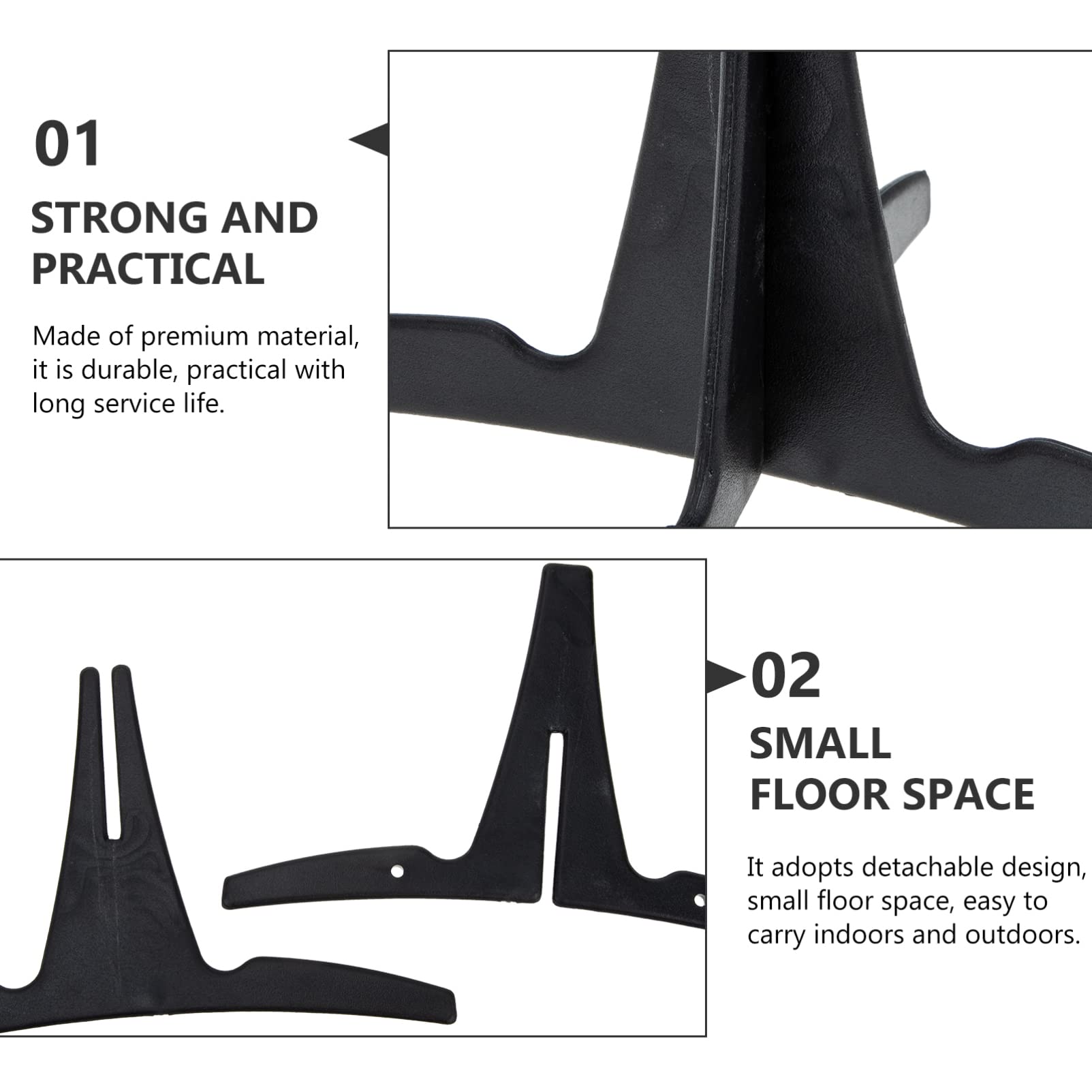 ABOOFAN 5 Soportes Portátiles Para Clarinete Y Oboe De Plástico Resistente Para Instrumentos De Viento.