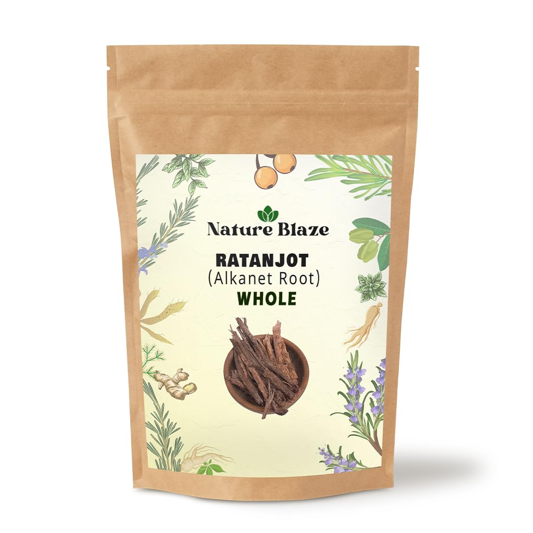 Organic Herbs 100GRM Traditionally Ratanjot Alkanna Tinctoria ALKANET Indian Food Gift Kitchen Item