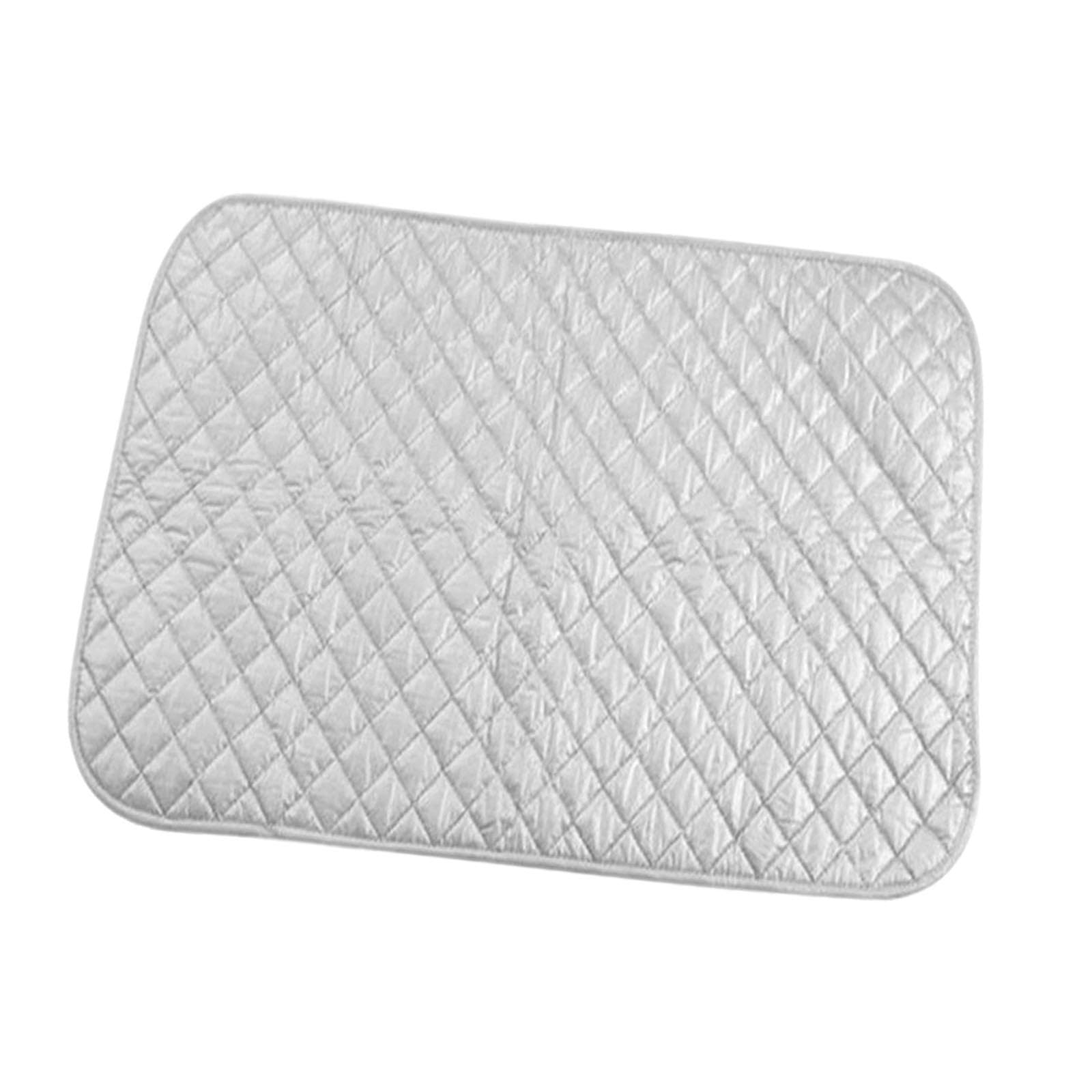 CYDZSRA Versatile Non Slip Ironing Blanket Ironing Mat Portable Laundry Pad For Efficient Home And Sewing Room Blanket Mat Laundry Pad Portable, Gray, 60x55cm