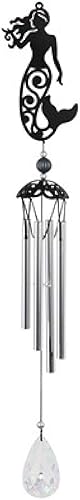 GSC 31103 - Carillón de viento metálico de 25 pulgadas, color negro