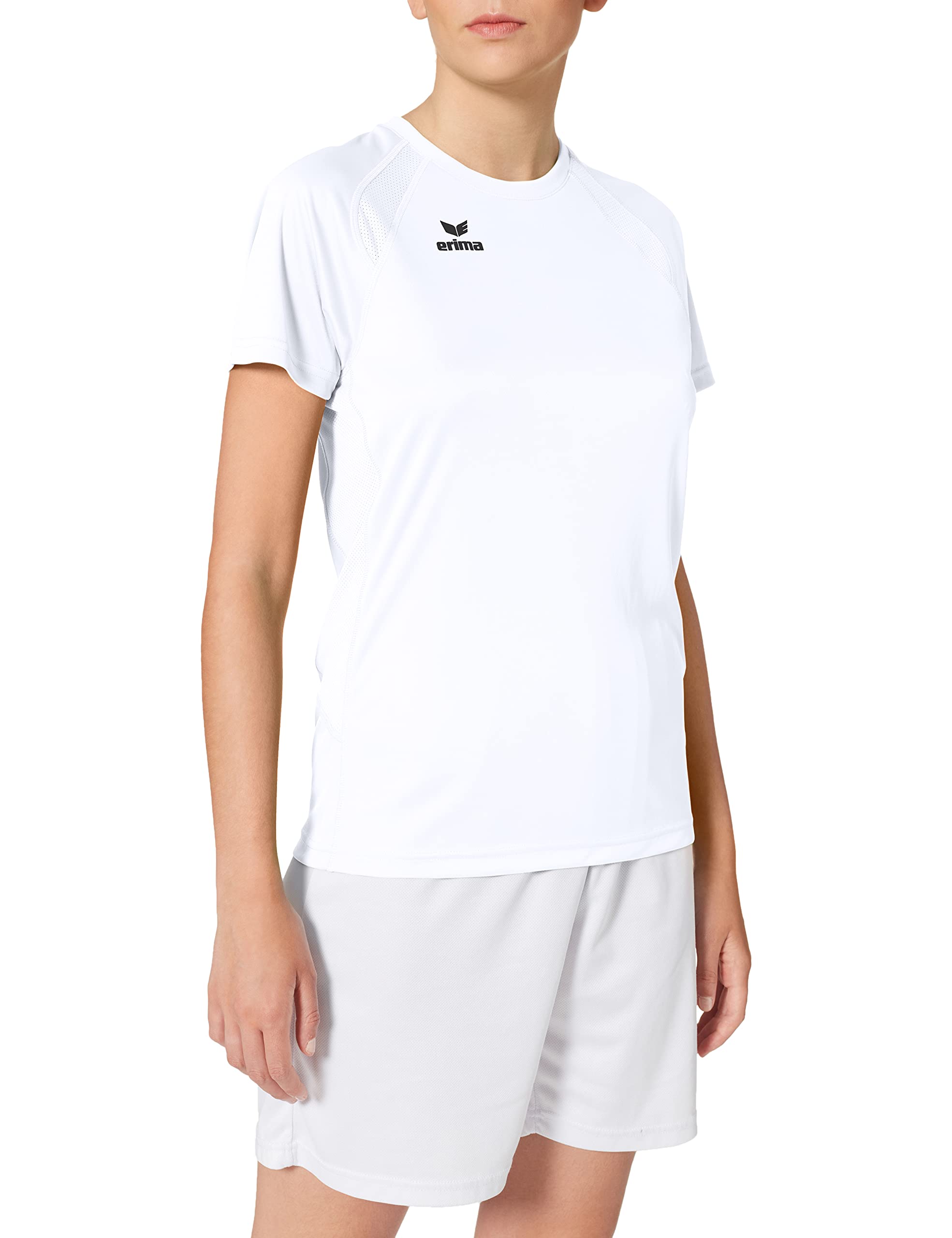 erima Women's Performance T-shirt, White (Blanc), 18 (Manufacturer Size: 48)