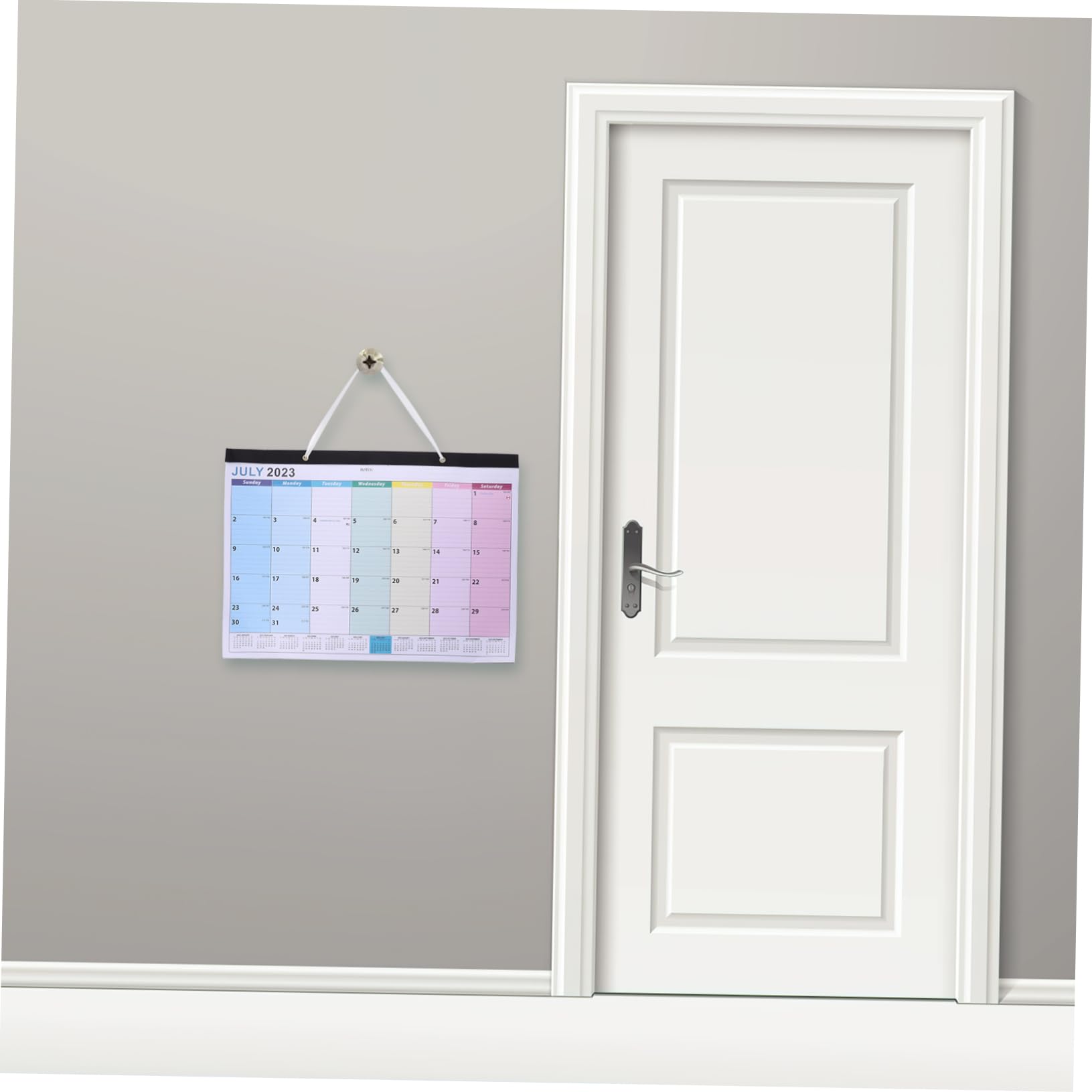 VILLCASE 4stücke Dekorativer Wandkalender Dickem Papier Für Planung Und Organisation Monatskalender Für Zuhause Und Büro Und Design Für Tägliche Nutzung
