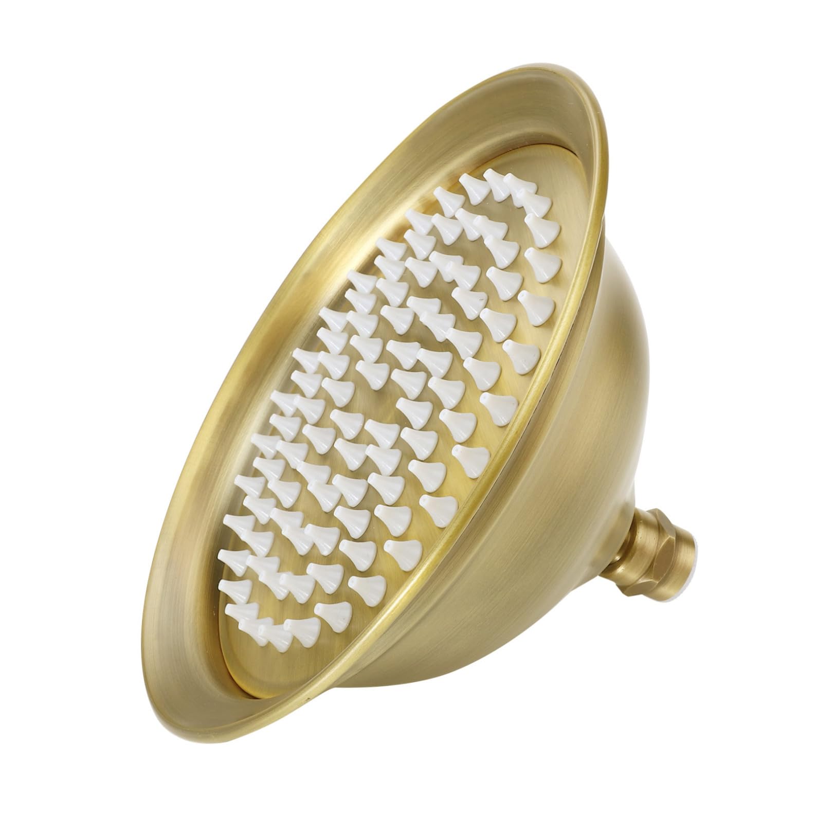 Alipis Cabezal de Ducha de Techo Marrón Boquilla de Ducha de Techo, Acero Inoxidable, 8 Pulgadas Antióxido, Baño Cómodo para Baño y Hogar