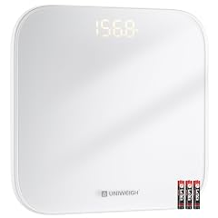 Digital Bathroom Scale for Body Weight Accurate Weight Scale up to 440lbs Body Scales with Sturdy Tempered Glass