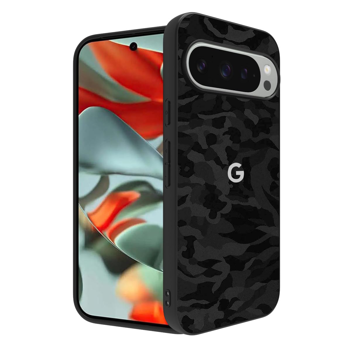 RIGGEAR Sleek Back Cover Case Compatible with Google Pixel 9 / Pixel 9 Pro (TPU+PC | Black Camo) (B0DD3QC8ZQ) Amazon Price History, Amazon Price Tracker