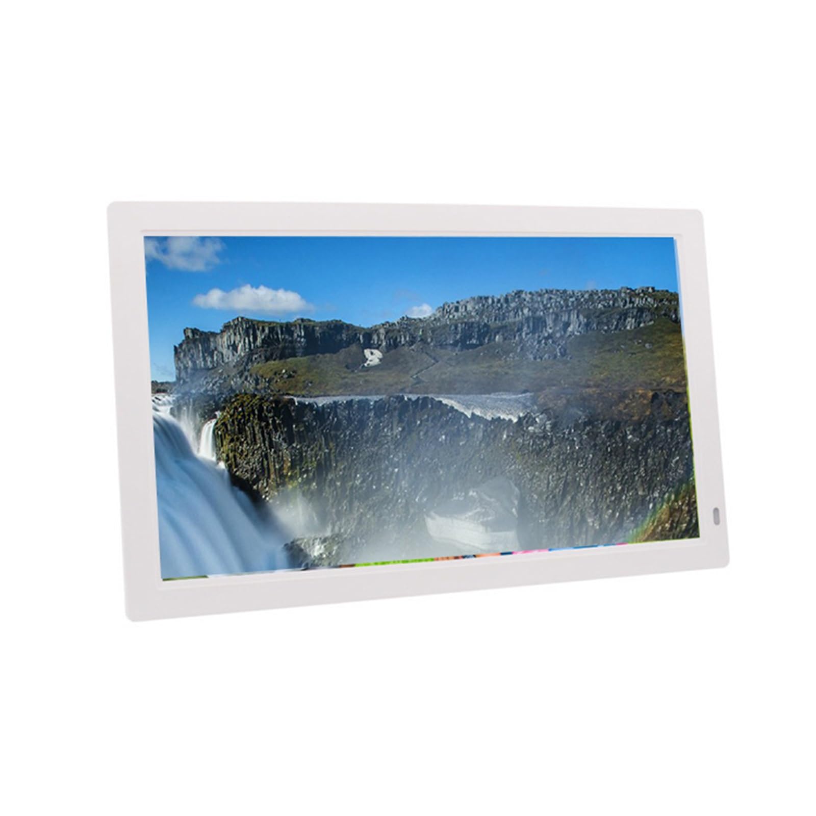 MYUYEE 22-Inch Hd Ips Digital Photo Frame - Electronic Photo Album With Stand (White)