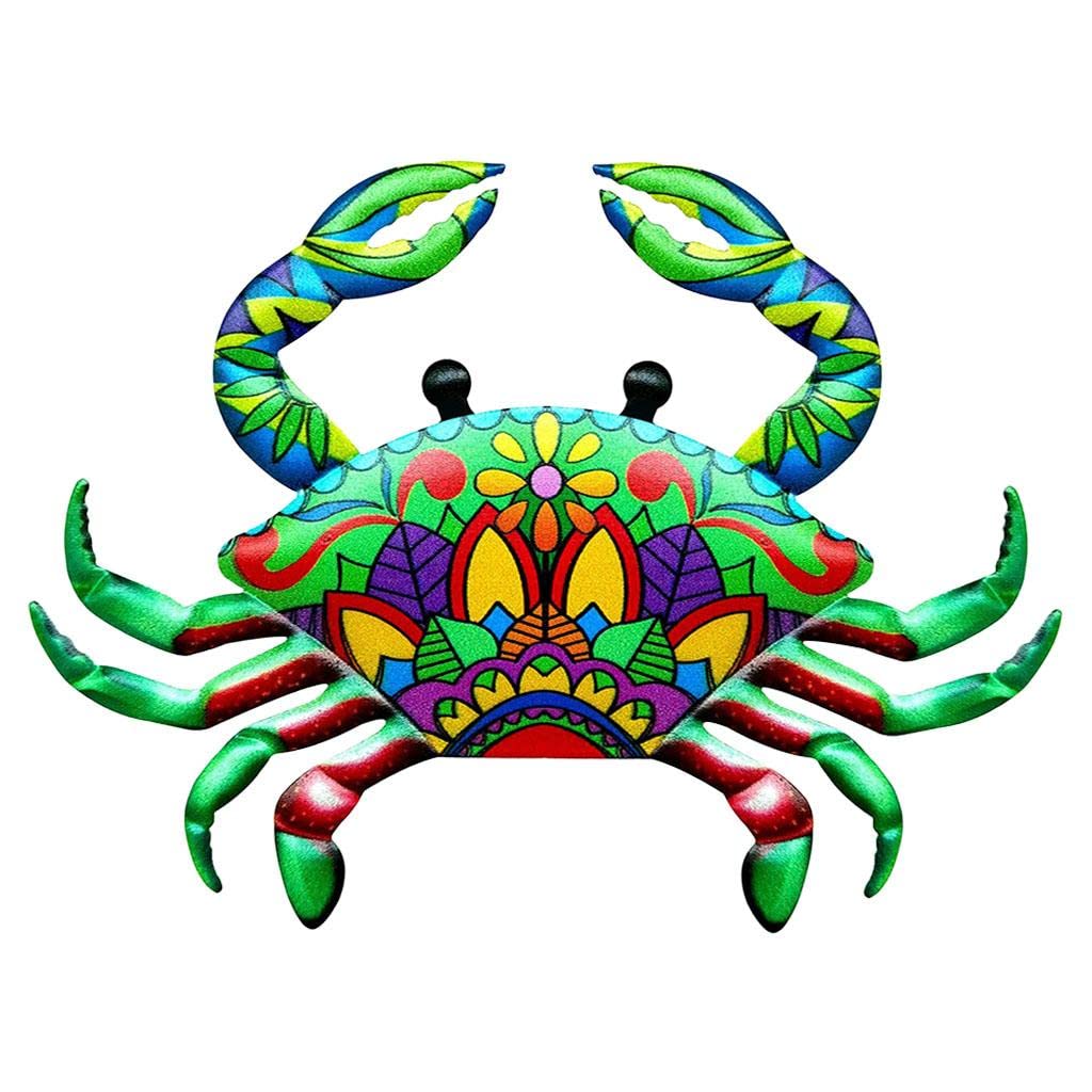 BNF®Metal Crab Wall Art Decor Outdoor Yard Home Decorative Sculpture Green|Home & Garden | Home D?©cor |1 Piece Metal Crab Hanging Wall Art Decor-image-43